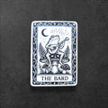 Bard Frog Vinyl Sticker, Fantasy Tarot Art