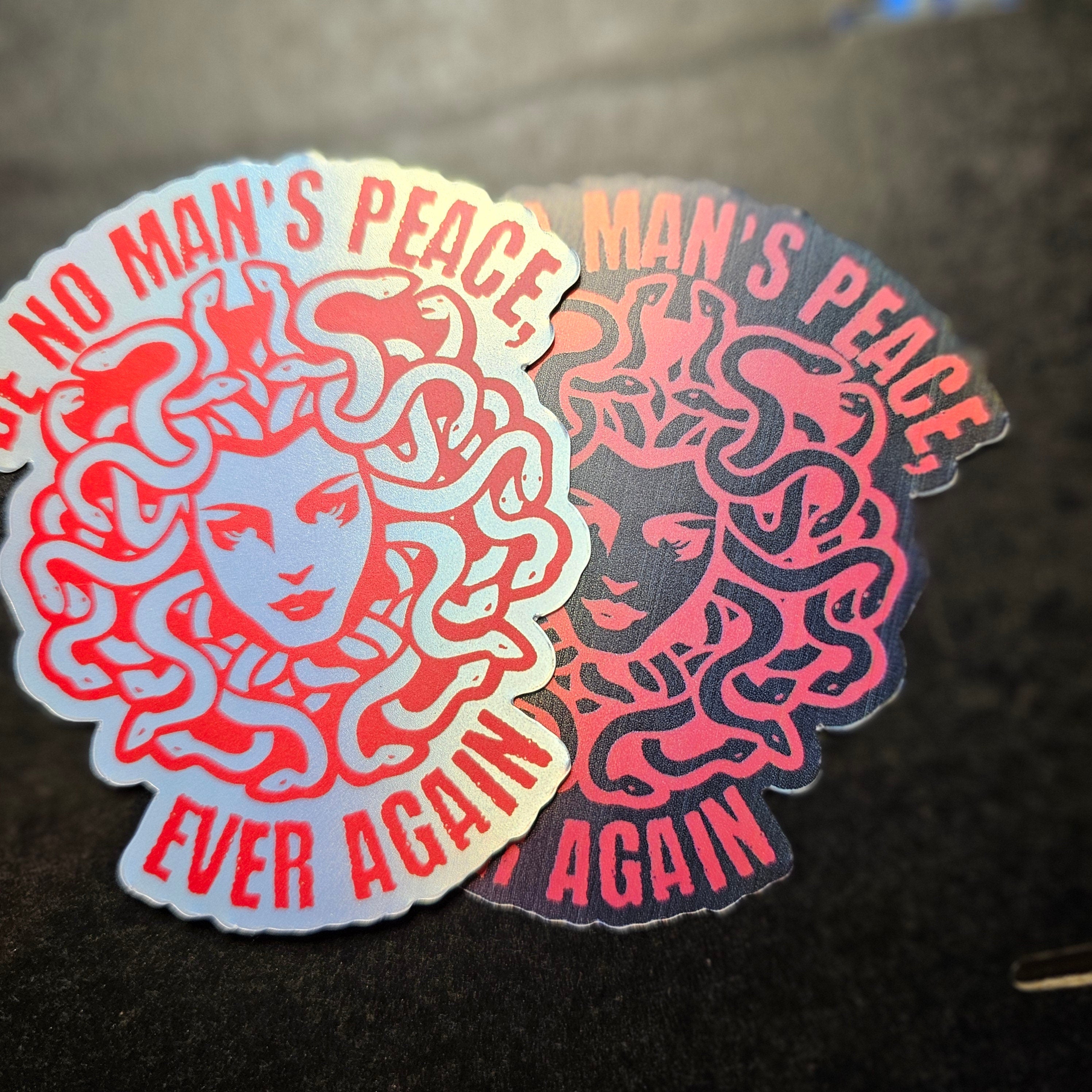 Be No Man's Peace Vinyl Sticker, Abuse Survivor, Mental Health Awareness