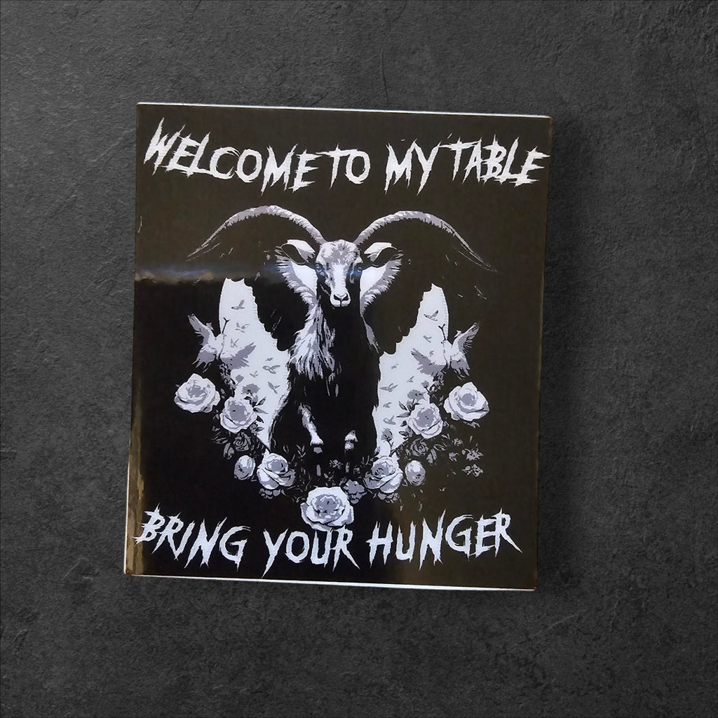 Devil Goat Vinyl Sticker, Horror And The Wild, DnD