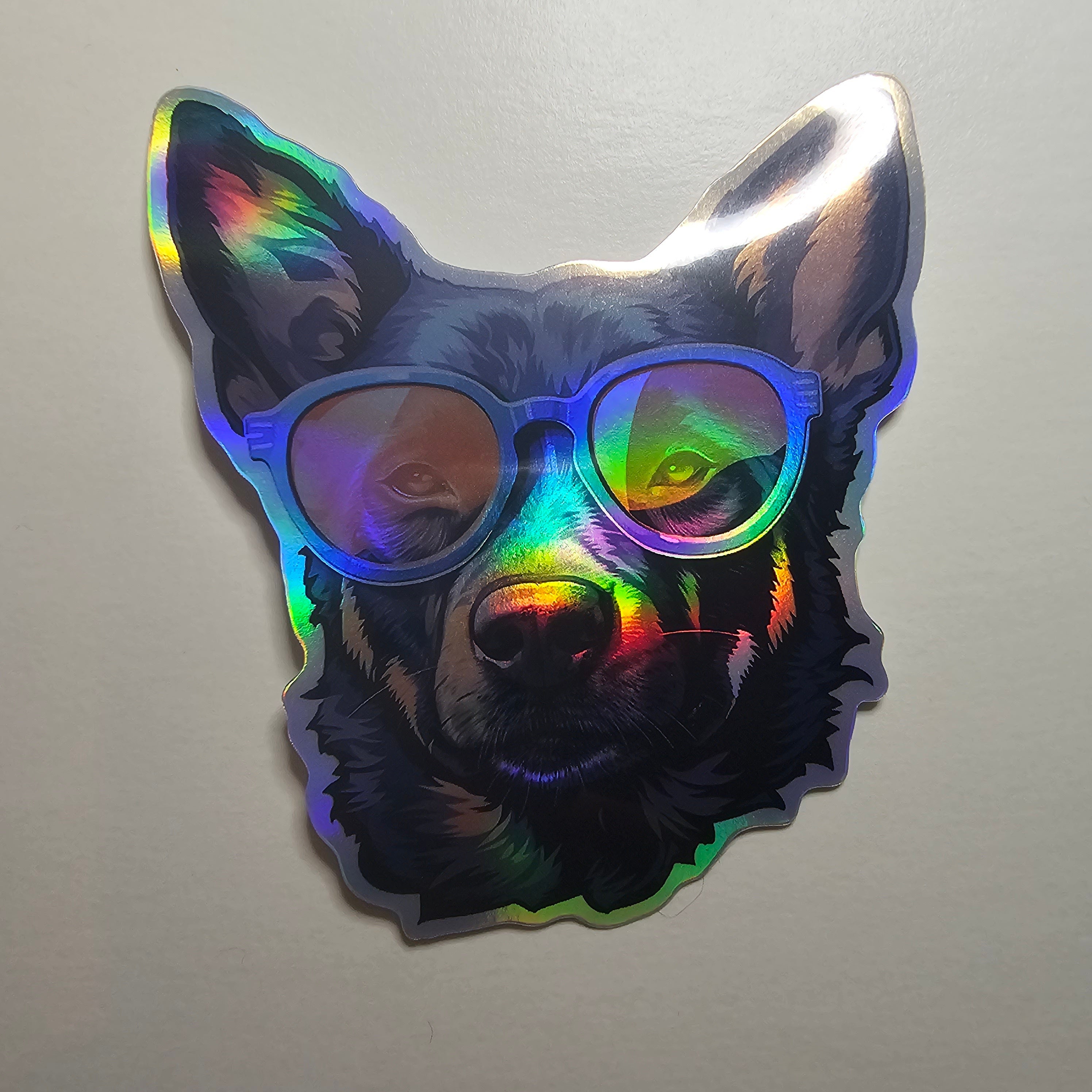 Tri Color Heeler Sticker: Australian Cattle Dog Vinyl Decal