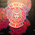 Be No Man's Peace Vinyl Sticker, Abuse Survivor, Mental Health Awareness