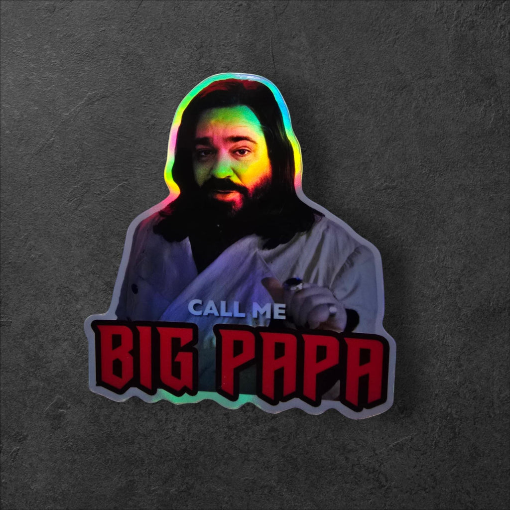 Laszlo 'Call Me Big Papa' Vinyl Sticker - What We Do in the Shadows