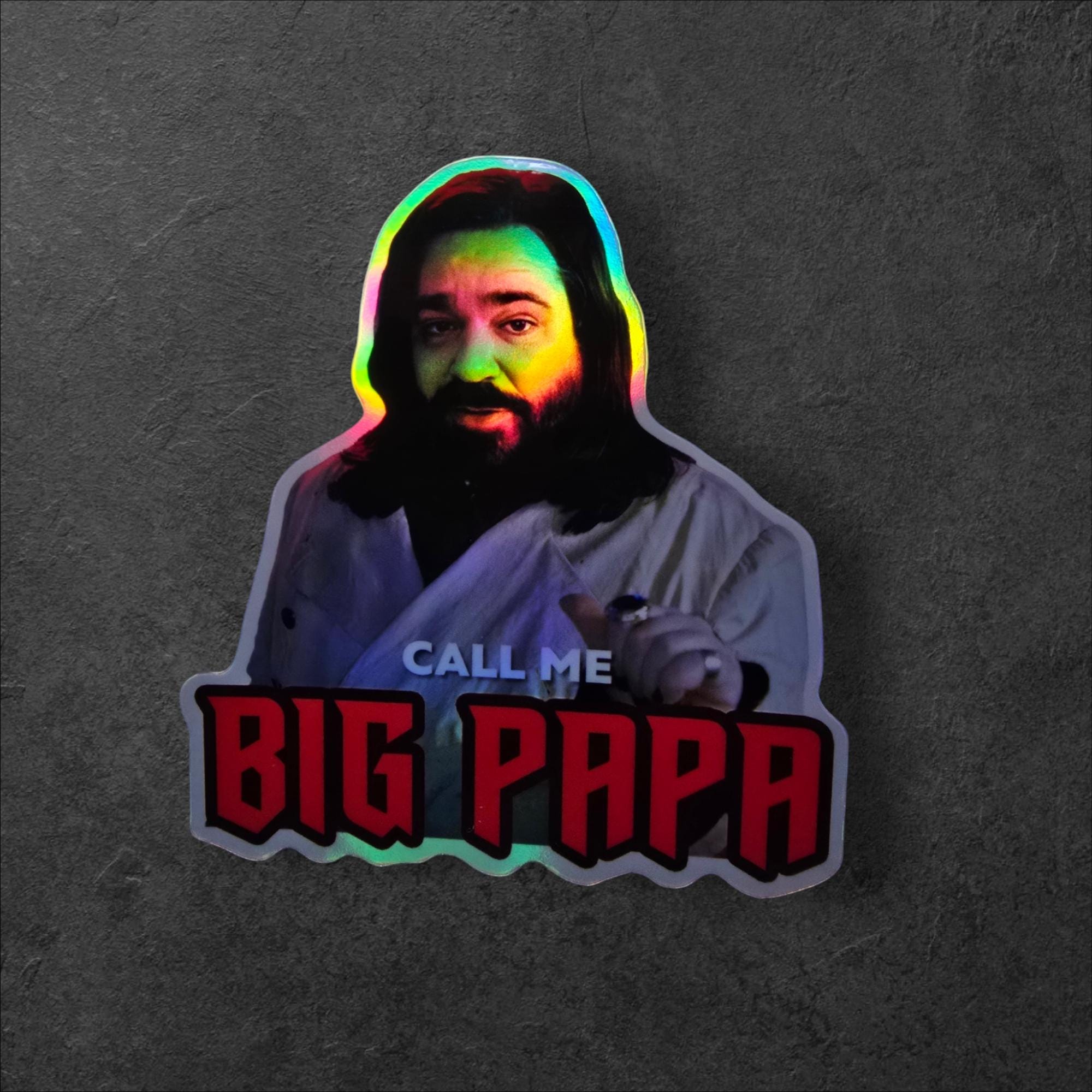 Laszlo 'Call Me Big Papa' Vinyl Sticker - What We Do in the Shadows