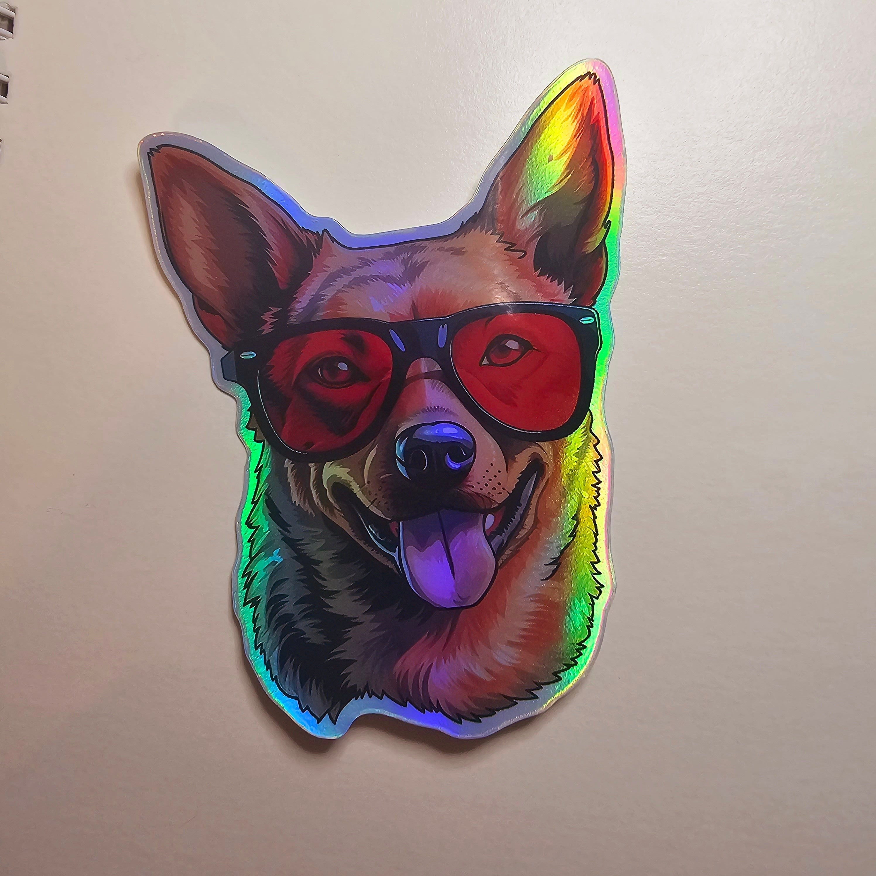 Red Heeler Sticker: Australian Cattle Dog Vinyl Decal