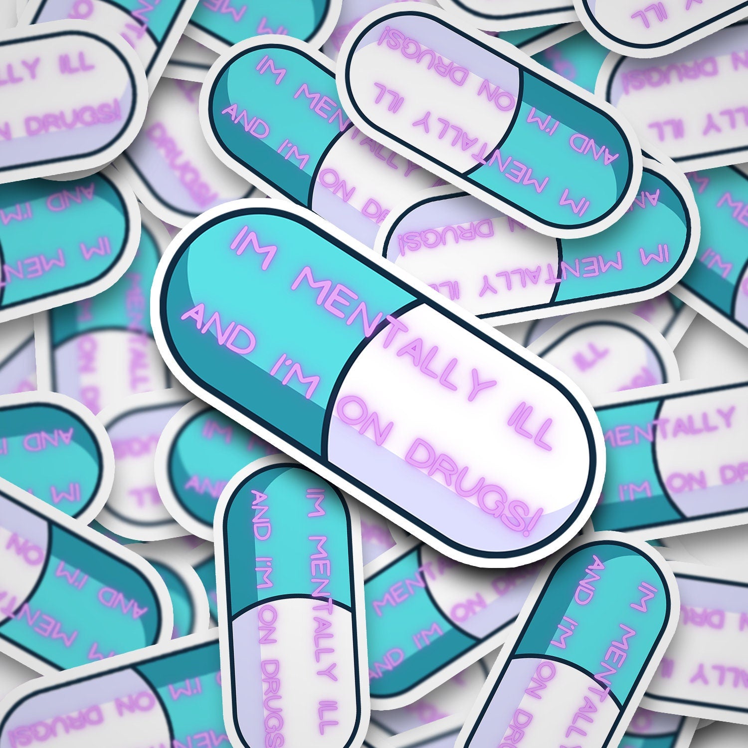 I'm Just Pete Meme Sticker: Ugly Christmas Holographic, TikTok Humor