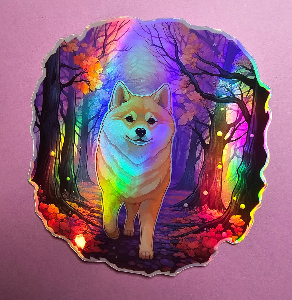Shiba Inu Sticker: Adorable Dog Lover Decal