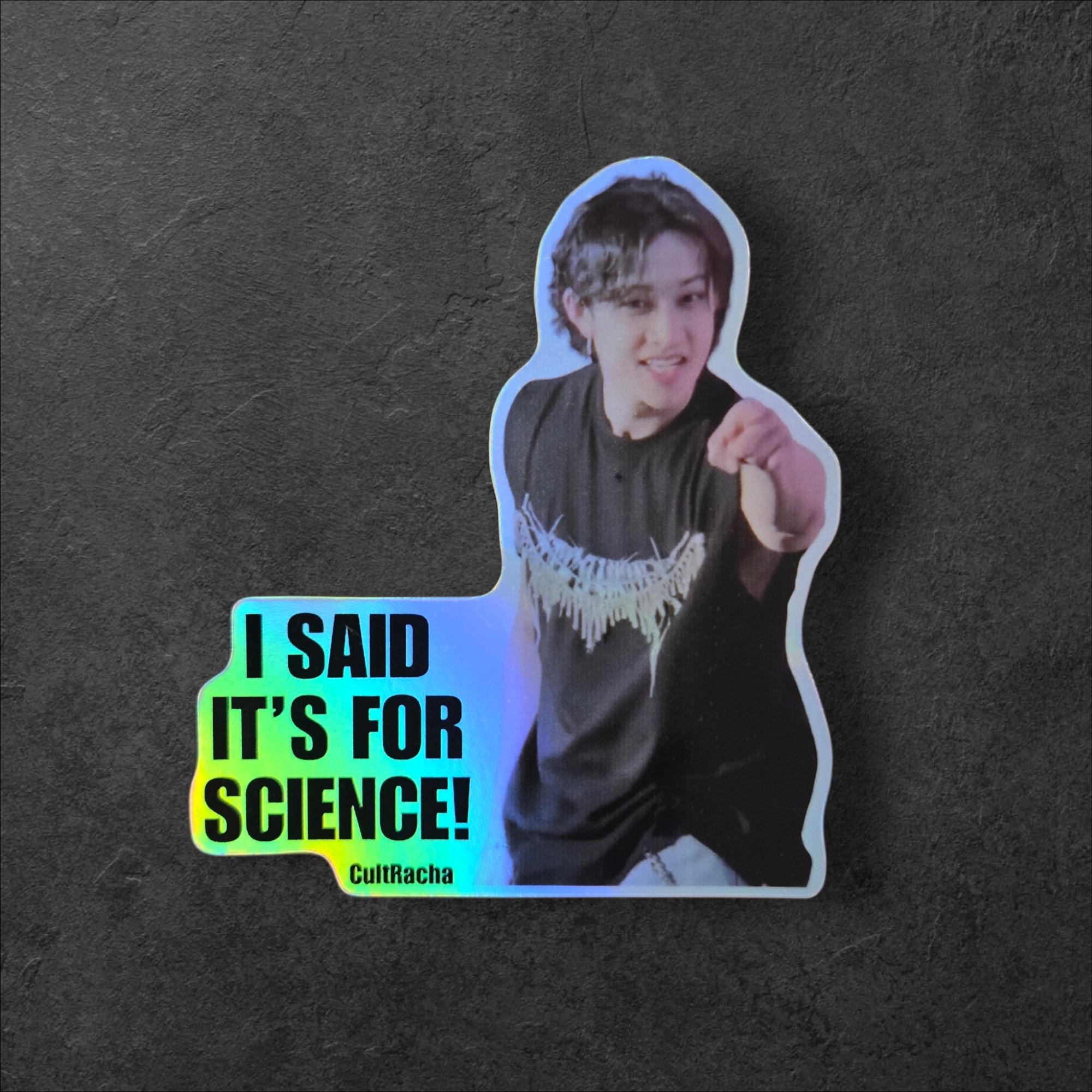 I Said It’s For Science CultRacha Sticker | SKZ Stay Sticker, Stray Kids Fandom, Kpop