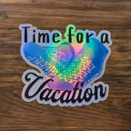 Grippy Sock Vacation : Mental Health vinyl sticker