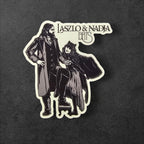What We Do in the Shadows vinyl sticker in White