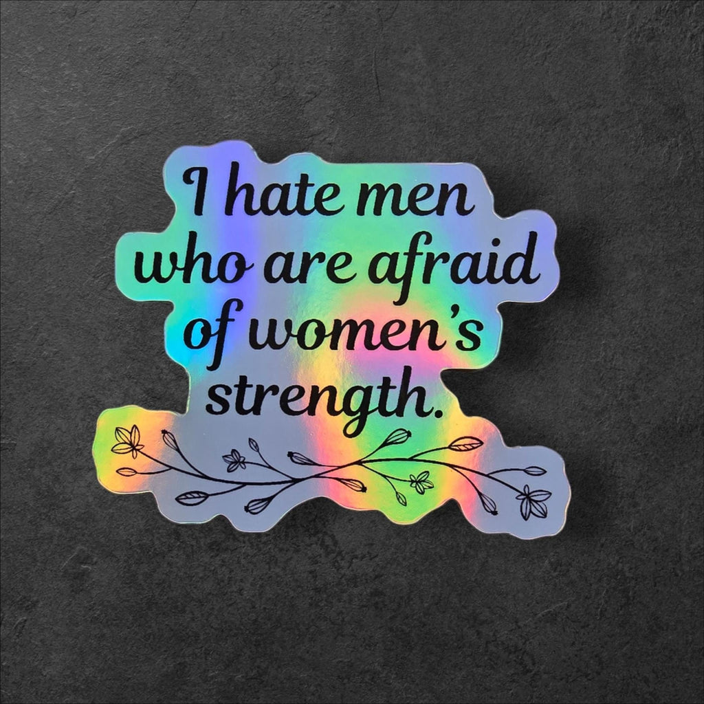 Feminist Vinyl Sticker: Women's Rights Quote, Empowering Statement