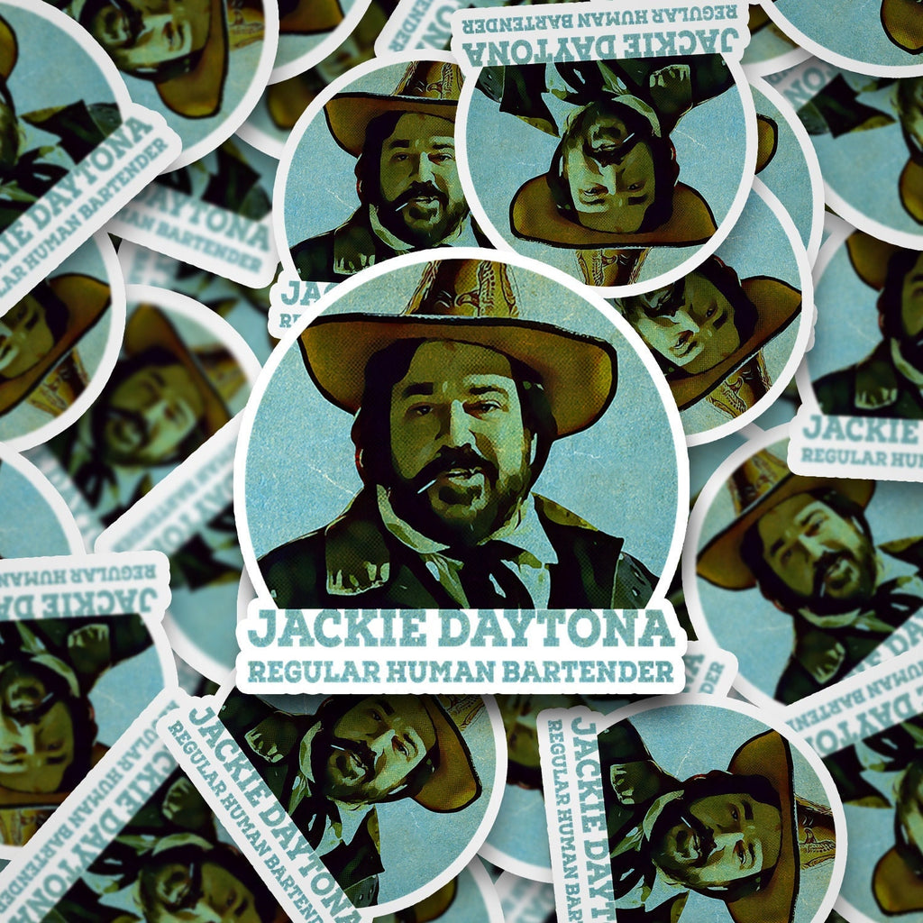 What We Do in the Shadows Sticker: Jackie Daytona - Water Resistant