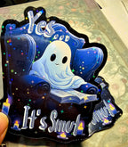 Reading Ghost Spicy Books - Glossy Laminated vinyl sticker