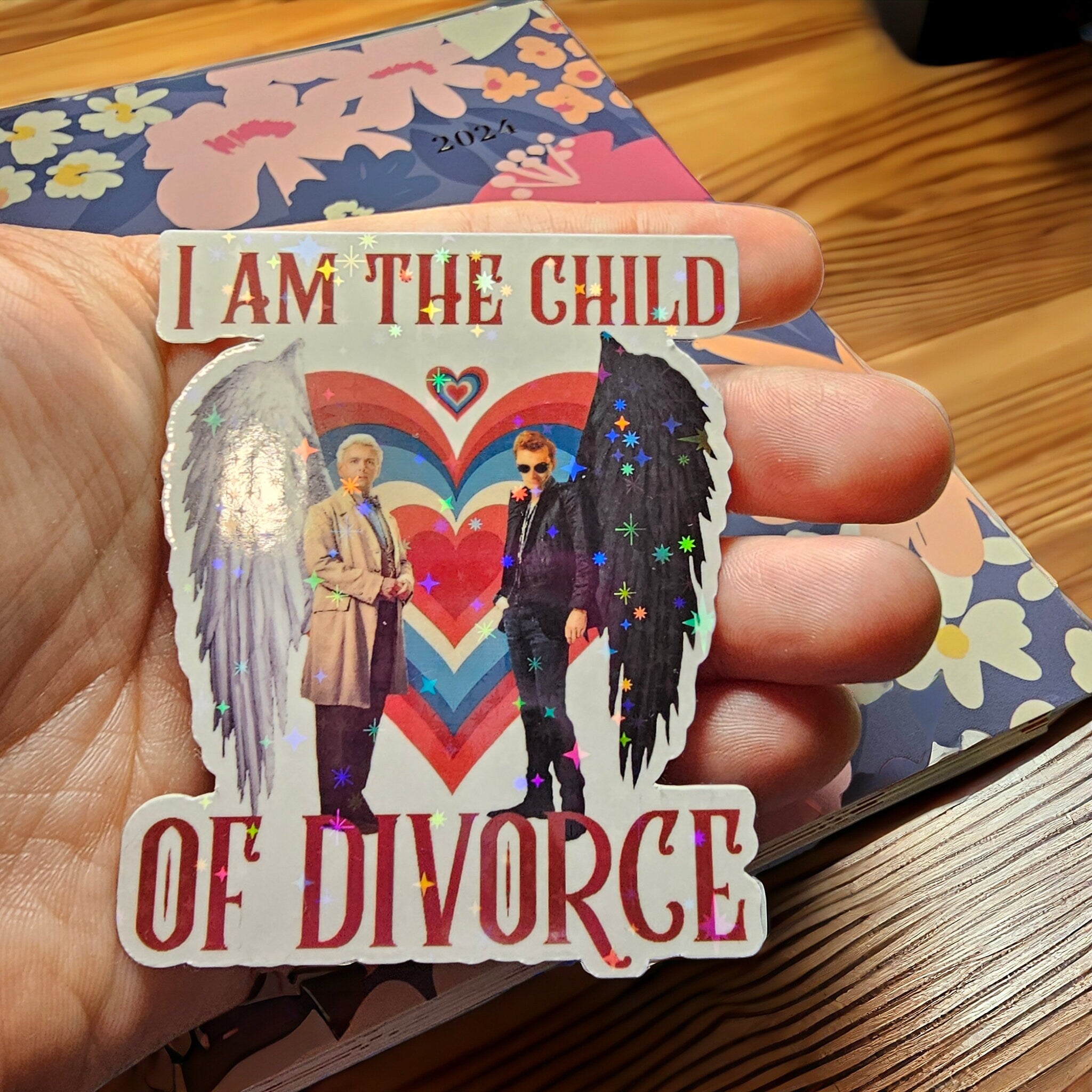 Good Omens Sticker: Aziraphale & Crowley, Ineffable Husbands Decal