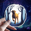 Witchy Shar-pei Dog Sticker: Familiar Decal, Dog Lover Gift (Holographic Option)