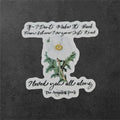 Inkpot Gods Sticker | The Amazing Devil Lyric Sticker, If I Don’t Make It Back Quote, Indie Folk Music Vinyl Sticker