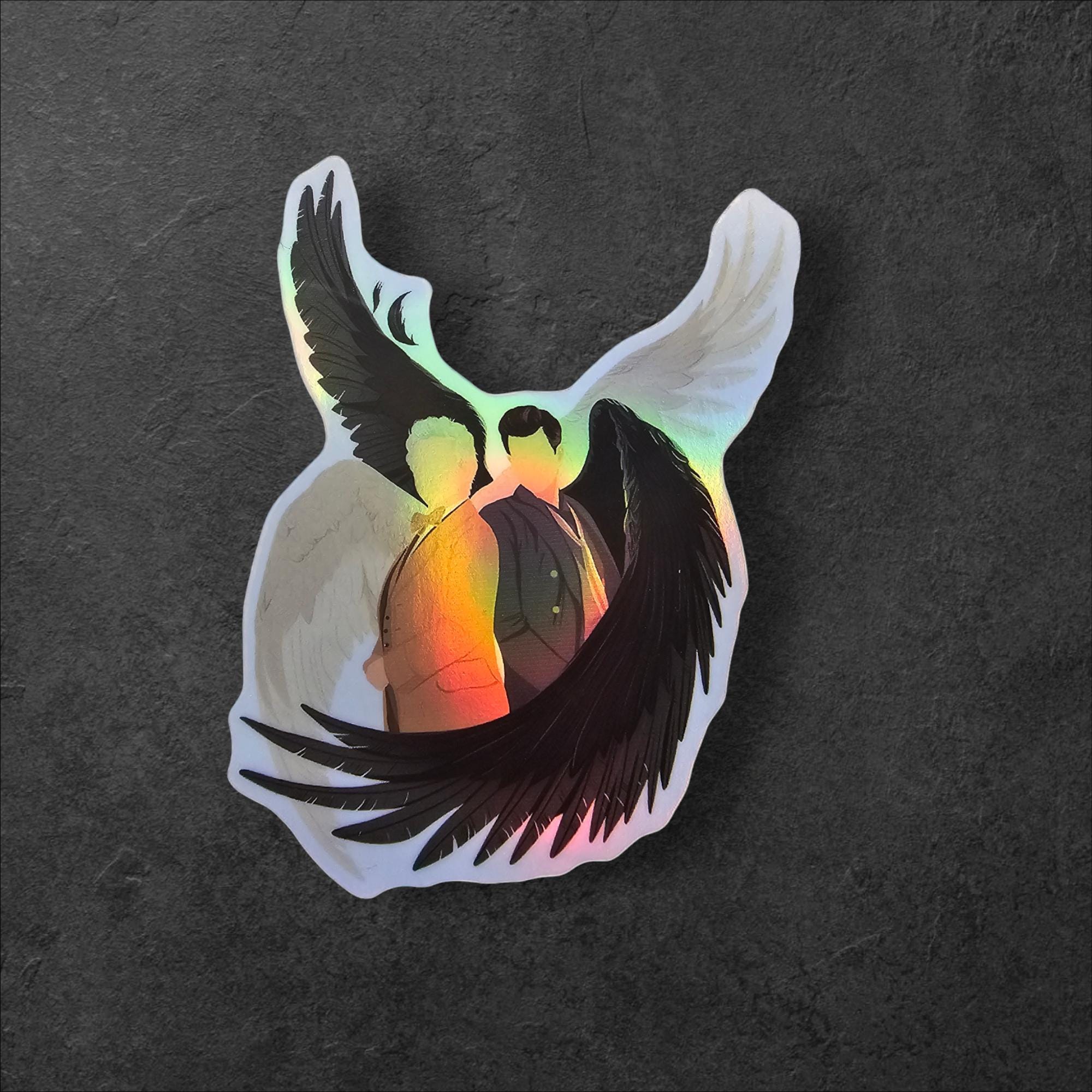 Good Omens Aziraphale & Crowley Decal: Ineffable Husbands Fandom