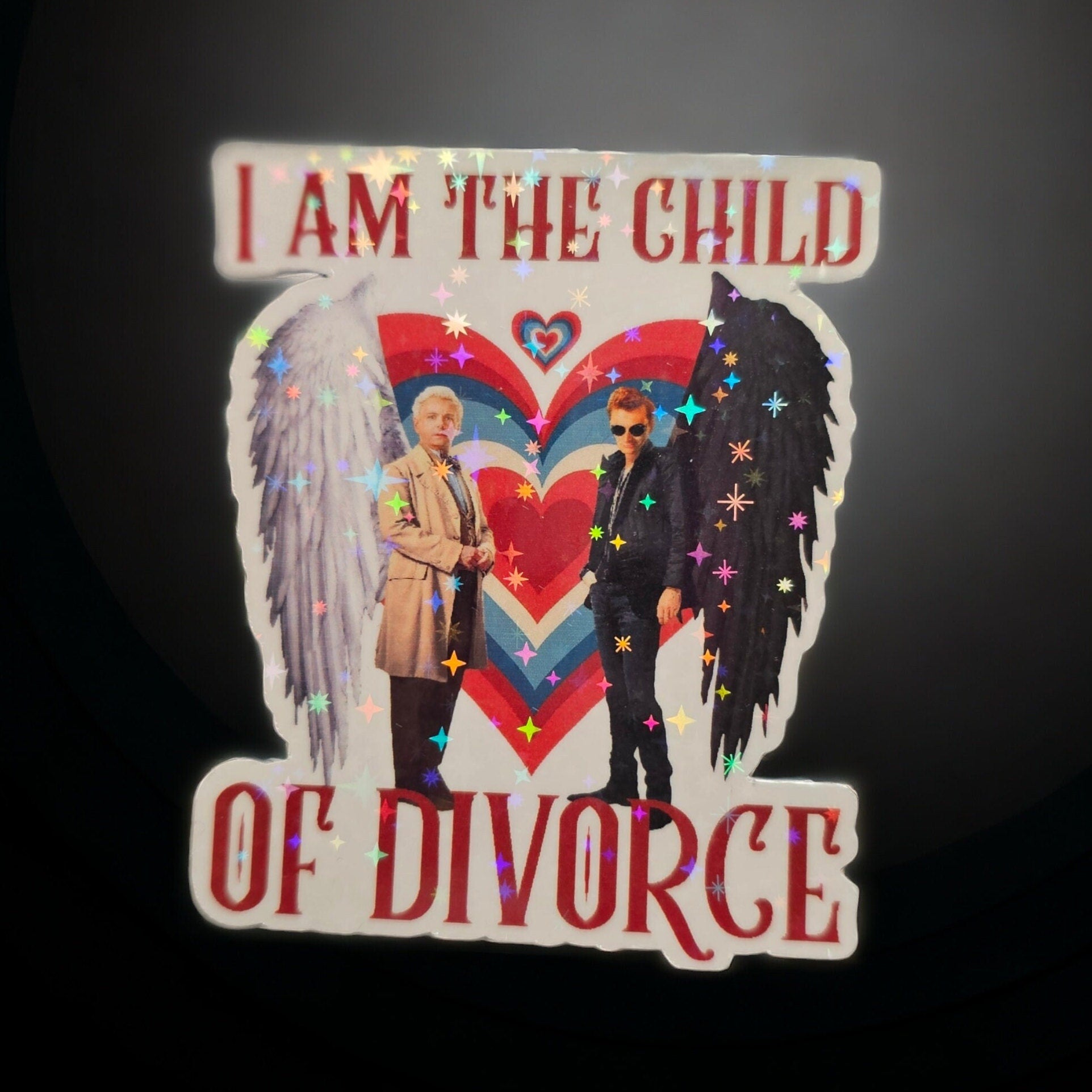 Good Omens Sticker: Aziraphale & Crowley, Ineffable Husbands Decal