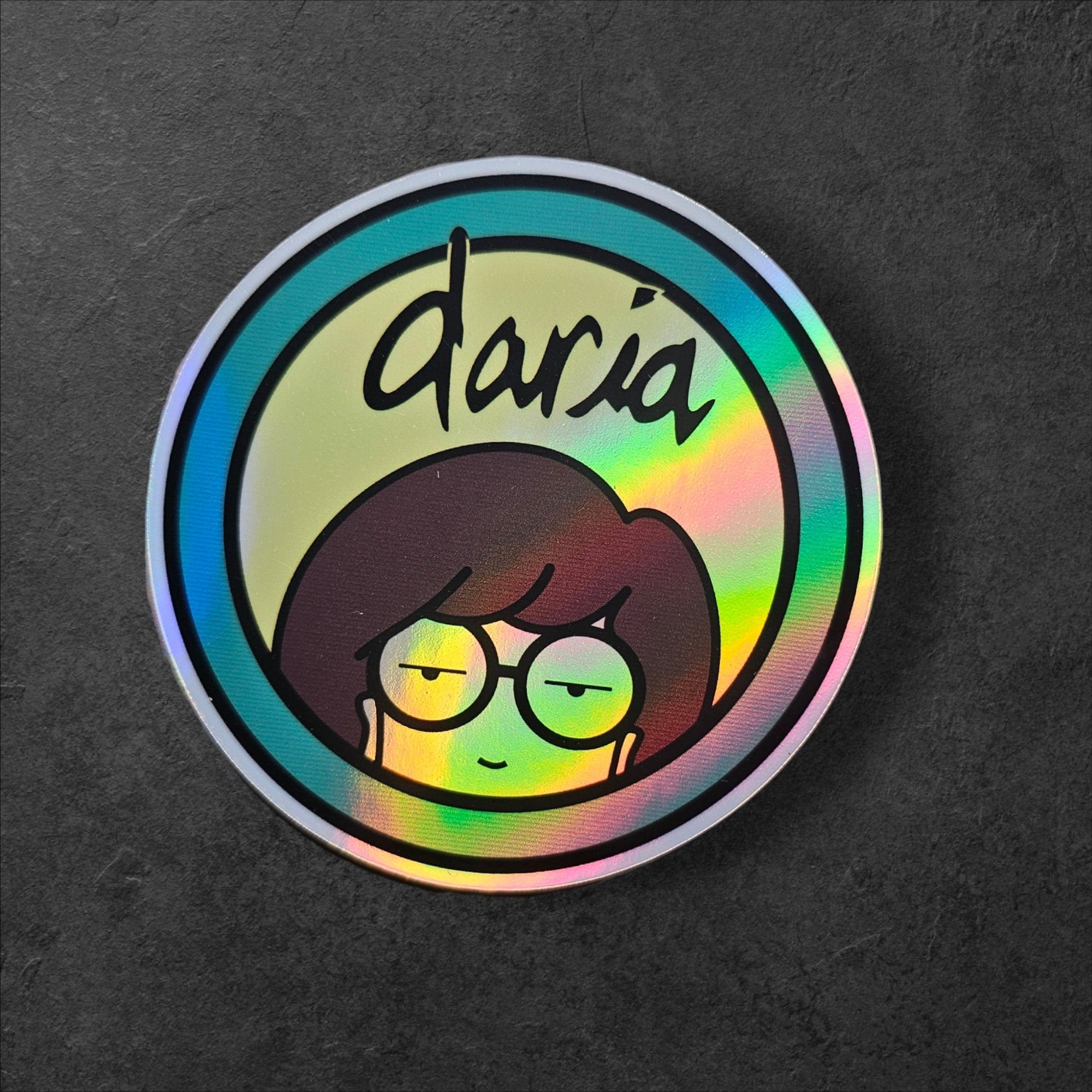 Daria Sticker – 90s Cartoon Vinyl Decal for Laptops, Water Bottles, and Journals