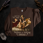 Additional photo of And for the Lady? Perhaps a Fucking Break sweatshirt