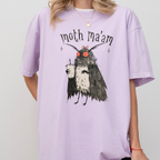 Product photo of Moth Ma’am — Cute Mothman Cryptid Humor Design T-shirt